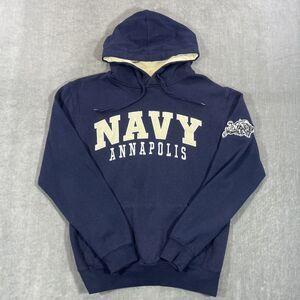 Stadium Navy Annapolis Mens Small Navy‎ Sweatshirt Hoodie